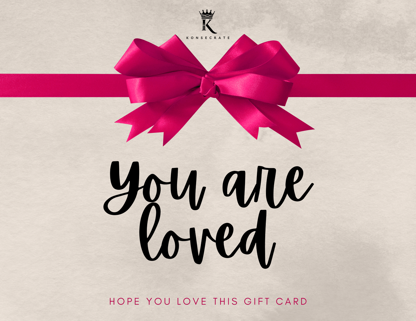 You Are Loved Gift Card