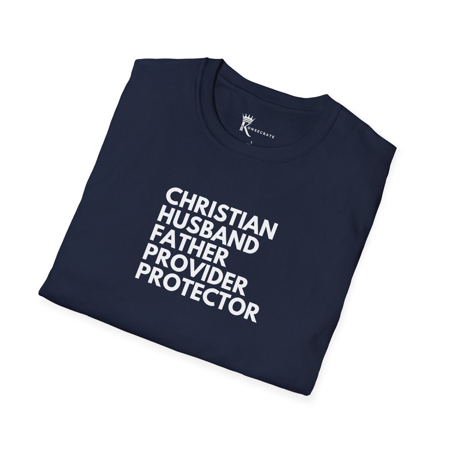 Christian Husband Father T-Shirt – Kingdom Family