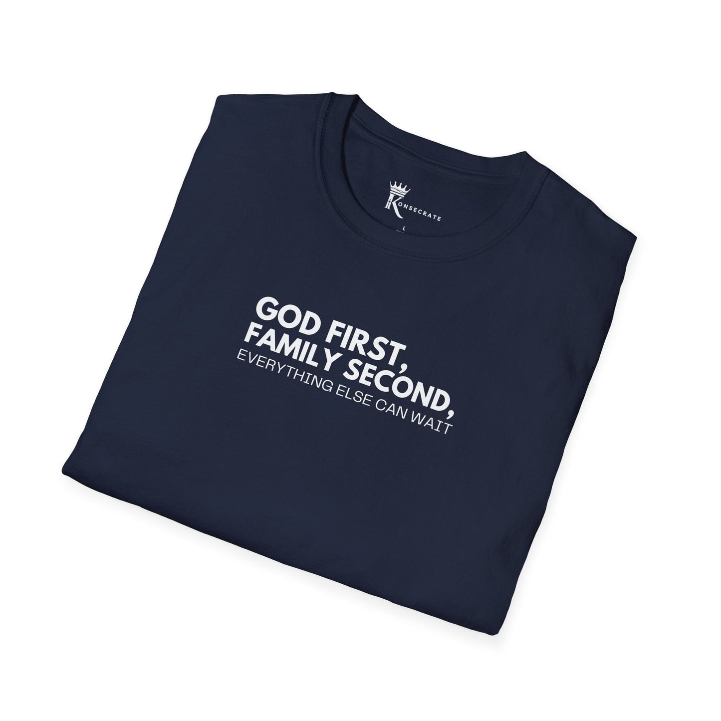 God First, Family Second T-Shirt – Kingdom Family Collection