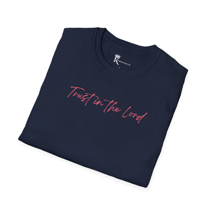 Trust In The Lord Pink T-Shirt