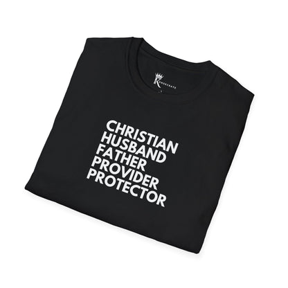 Christian Husband Father T-Shirt – Kingdom Family