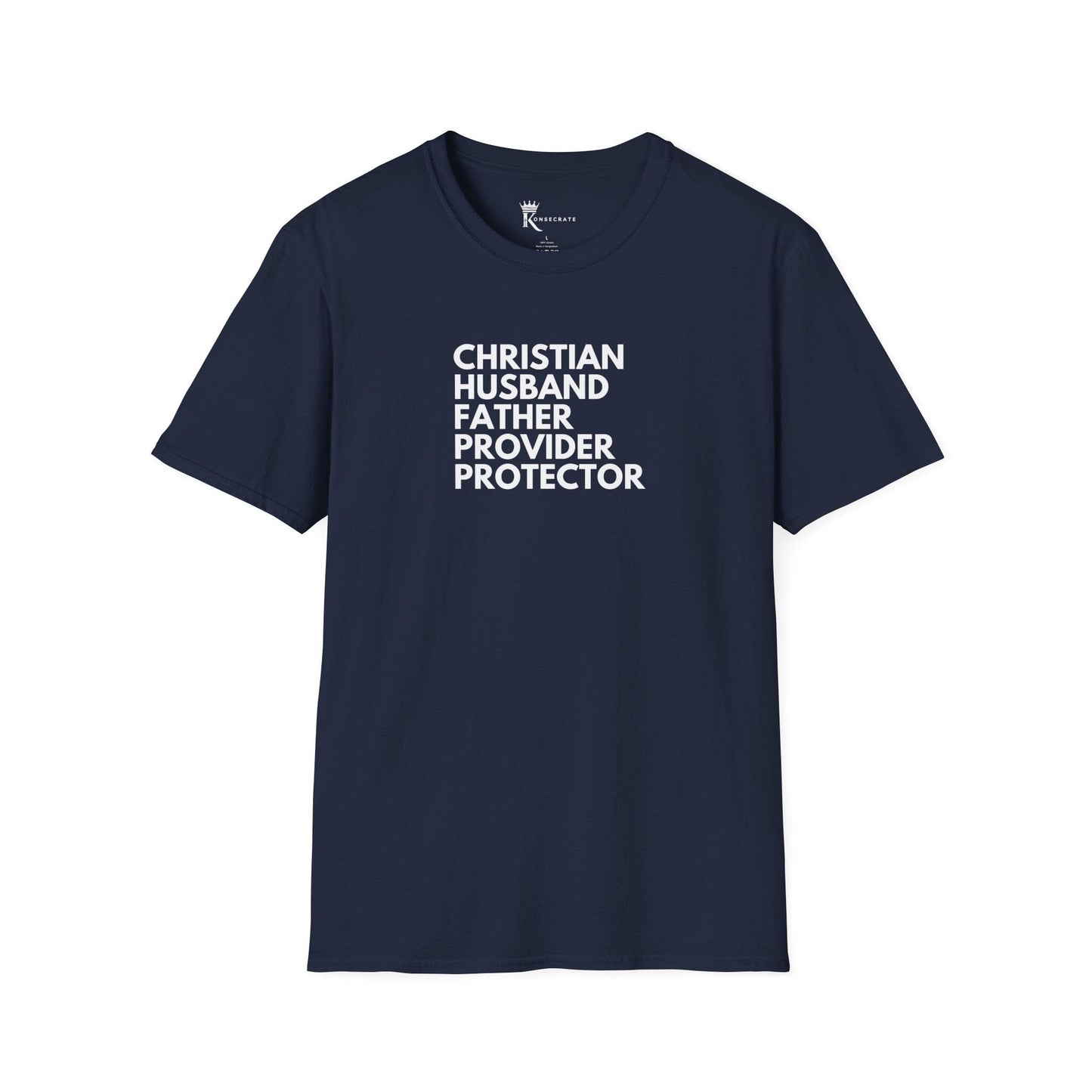 Christian Husband Father T-Shirt – Kingdom Family