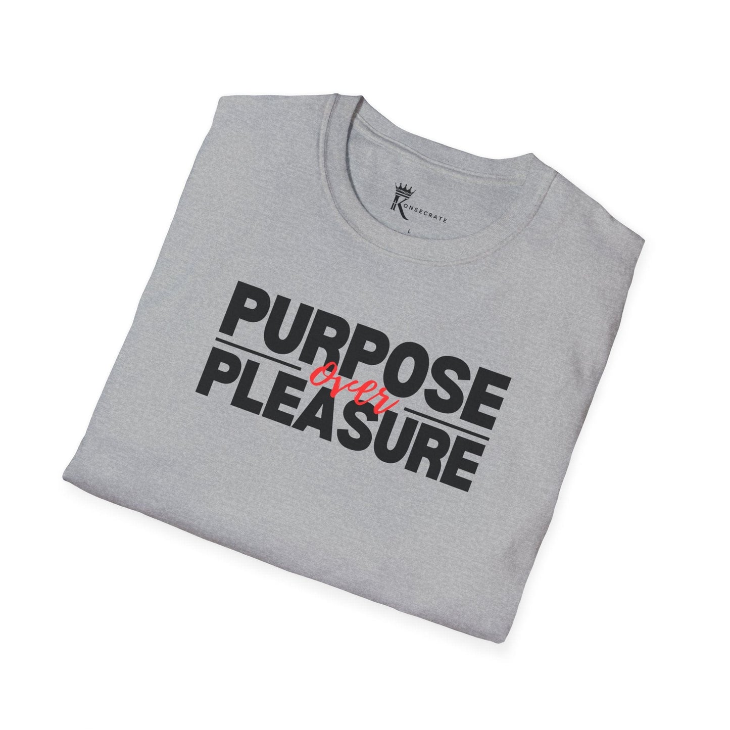 Purpose Over Pleasure Tee – Bold Faith Collection