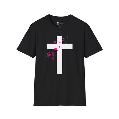 Love Like Jesus Pink T-Shirt – Bold Faith Collection