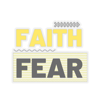 Faith Over Fear Sticker – Bold Faith Collection