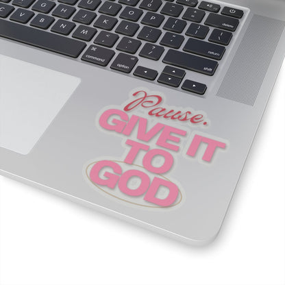 Give It To God Image Sticker – Accessories