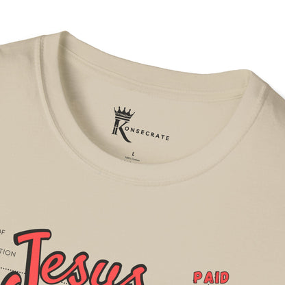 Paid In Full T-Shirt – Bold Faith Collection