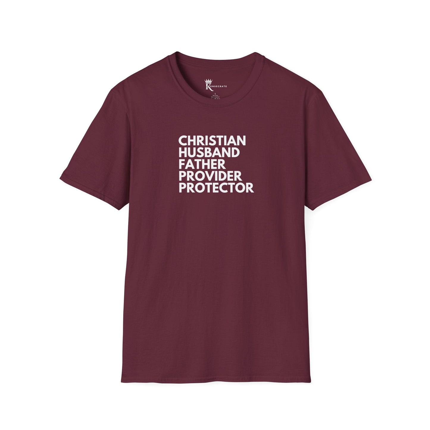 Christian Husband Father T-Shirt – Kingdom Family