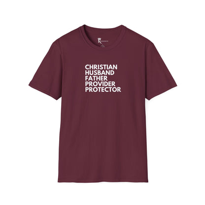 Christian Husband Father T-Shirt – Kingdom Family