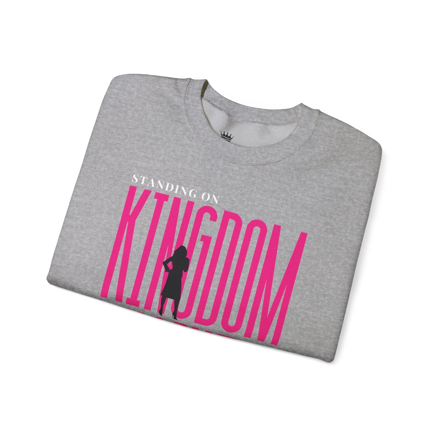 Kingdom Business Crewneck Sweatshirt — "Standing on His Word" Christian Faith Pullover