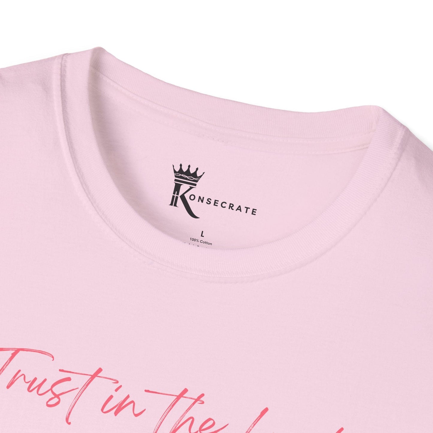 Trust In The Lord Pink T-Shirt