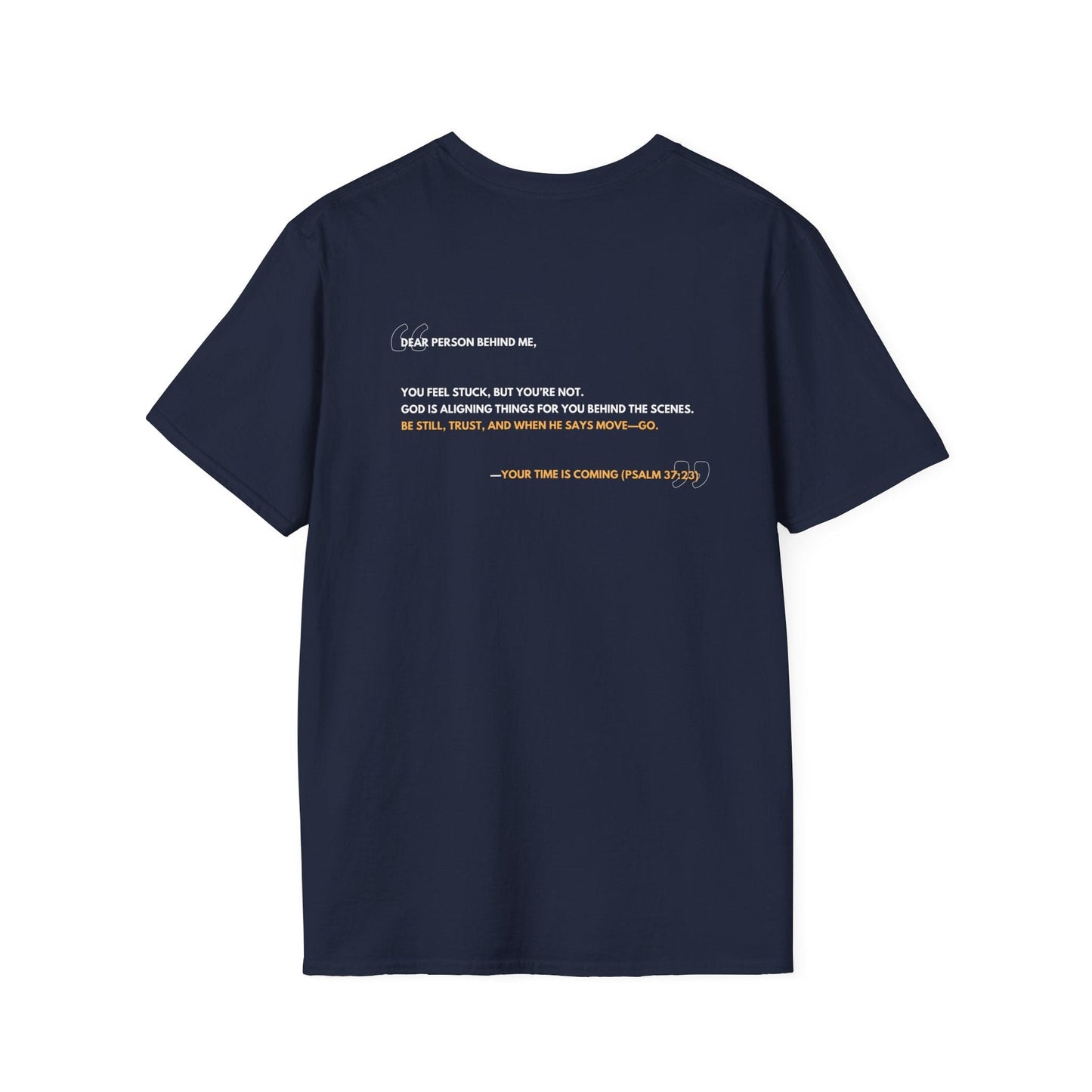 Your Time Is Coming - Psalm 37:23 Yellow T-Shirt  – Love Thy Neighbor Collection