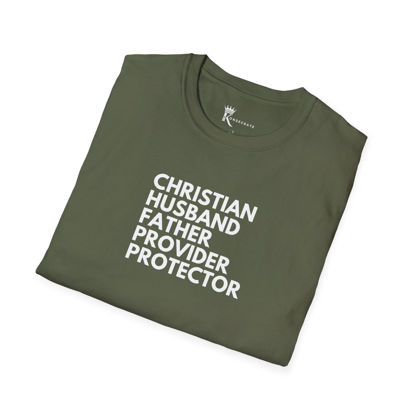 Christian Husband Father T-Shirt – Kingdom Family