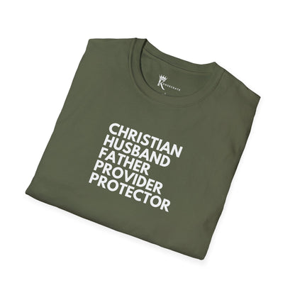 Christian Husband Father T-Shirt – Kingdom Family