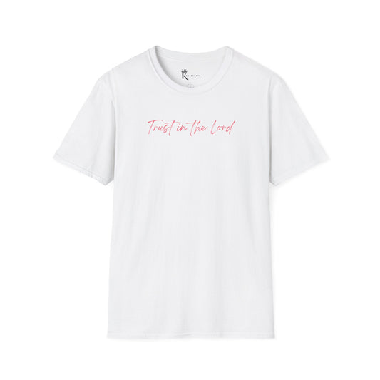 Trust In The Lord Pink T-Shirt