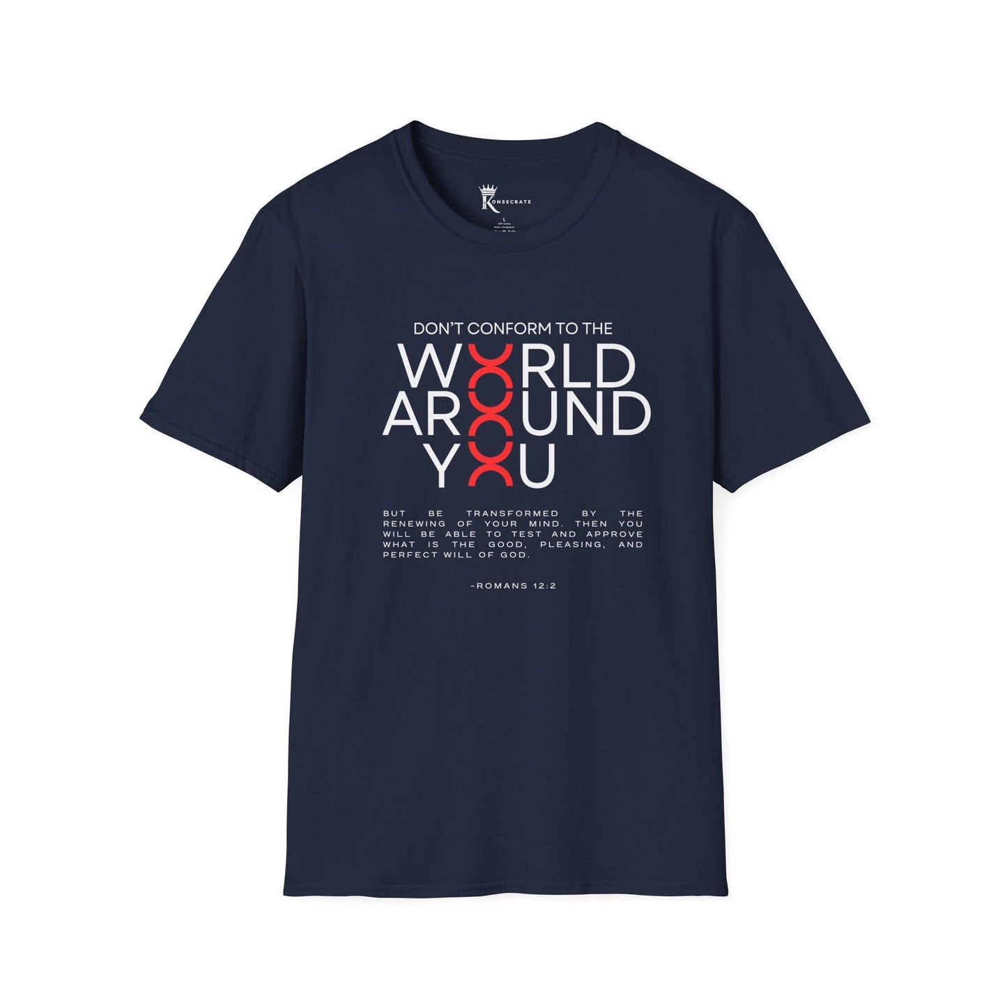 Don'T Conform Red T-Shirt  – Bold Faith Collection