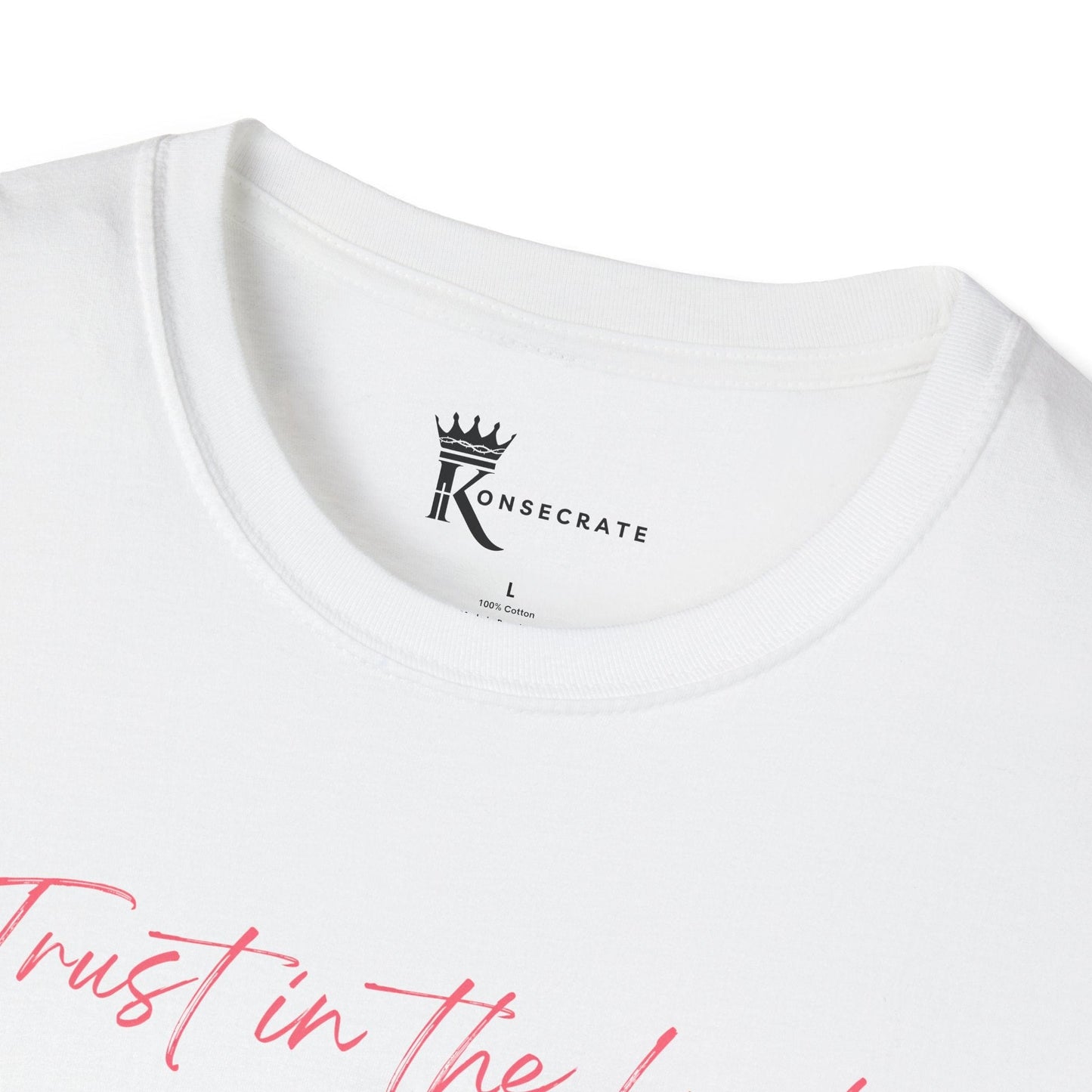 Trust In The Lord Pink T-Shirt