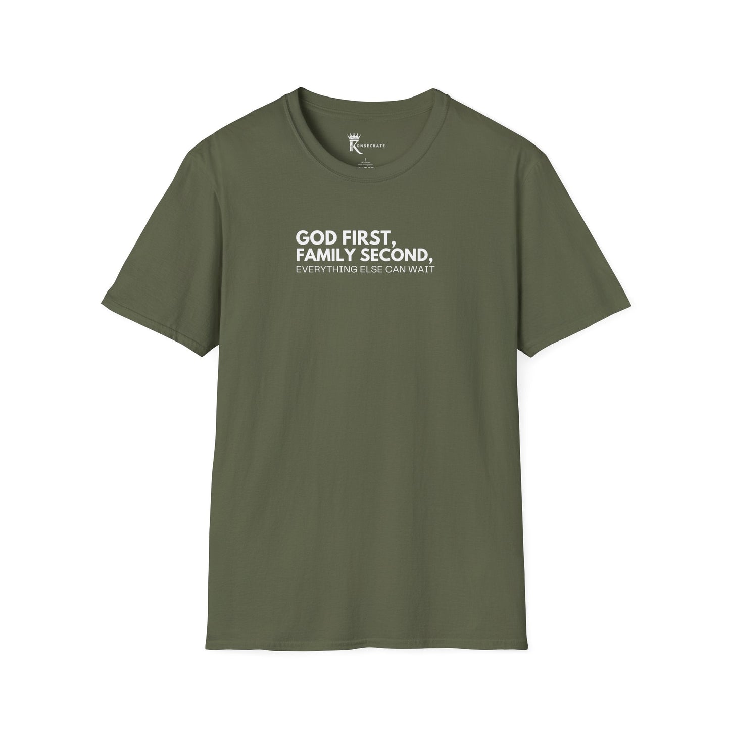 God First, Family Second T-Shirt – Kingdom Family Collection