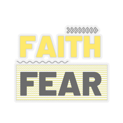 Faith Over Fear Sticker – Bold Faith Collection