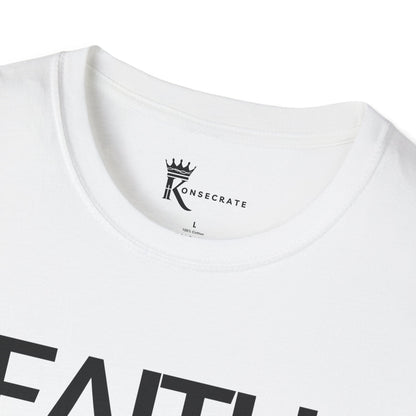 Faith Over Fear Glitch Tee – Bold Faith Collection