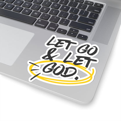 Let Go & Let God Sticker – Accessories