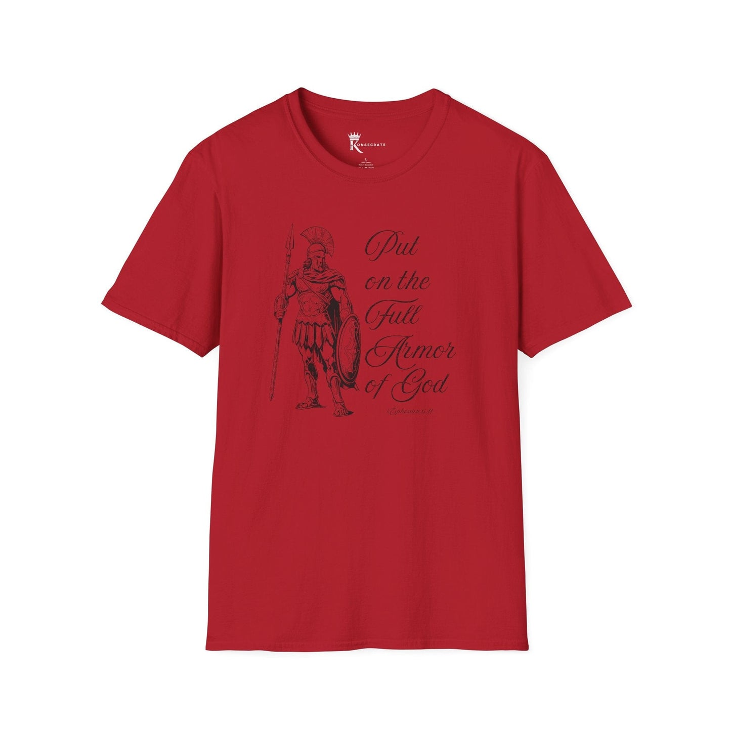 Put On The Full Armor Tee – Bold Faith Collection