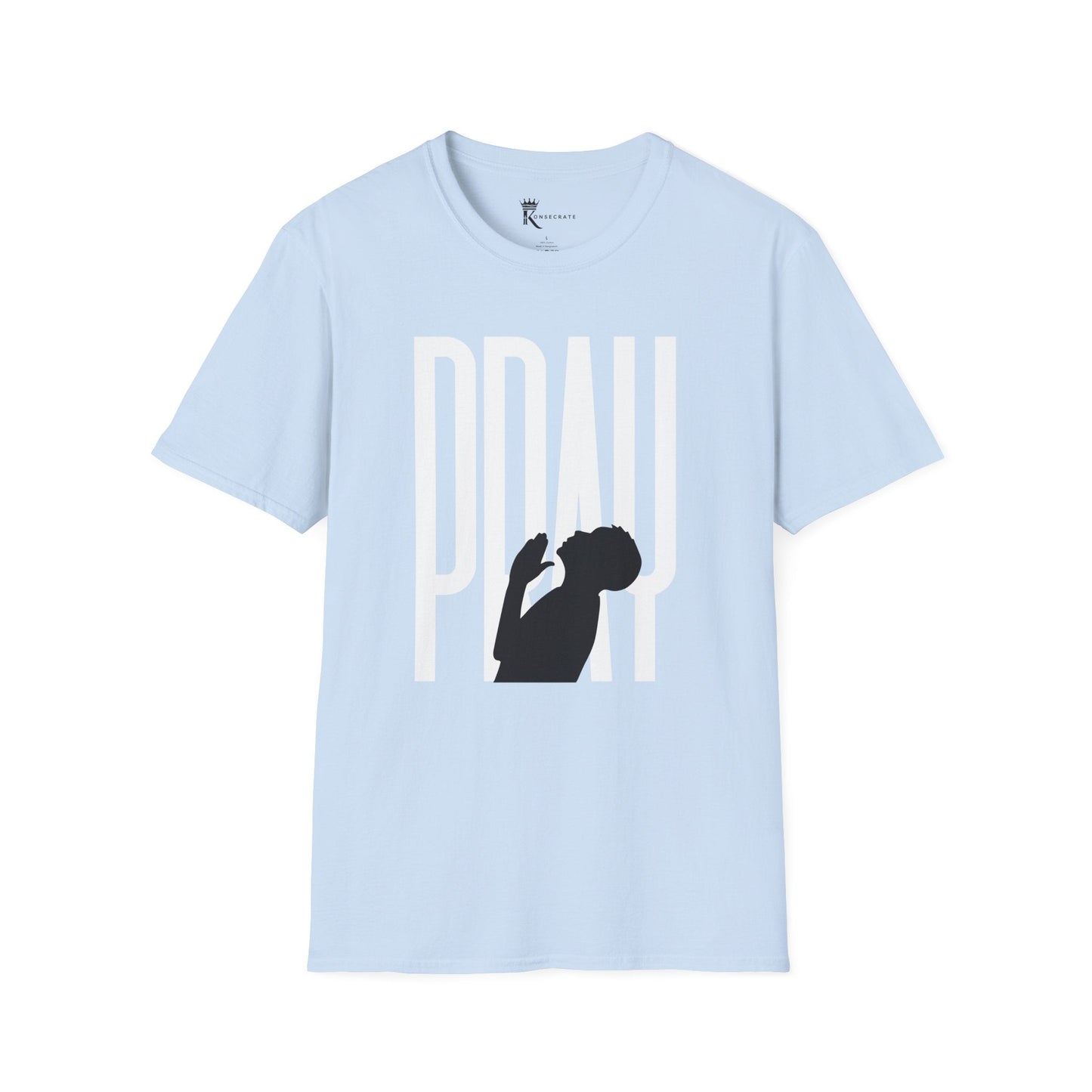 Pray White T-Shirt  – Bold Faith Collection