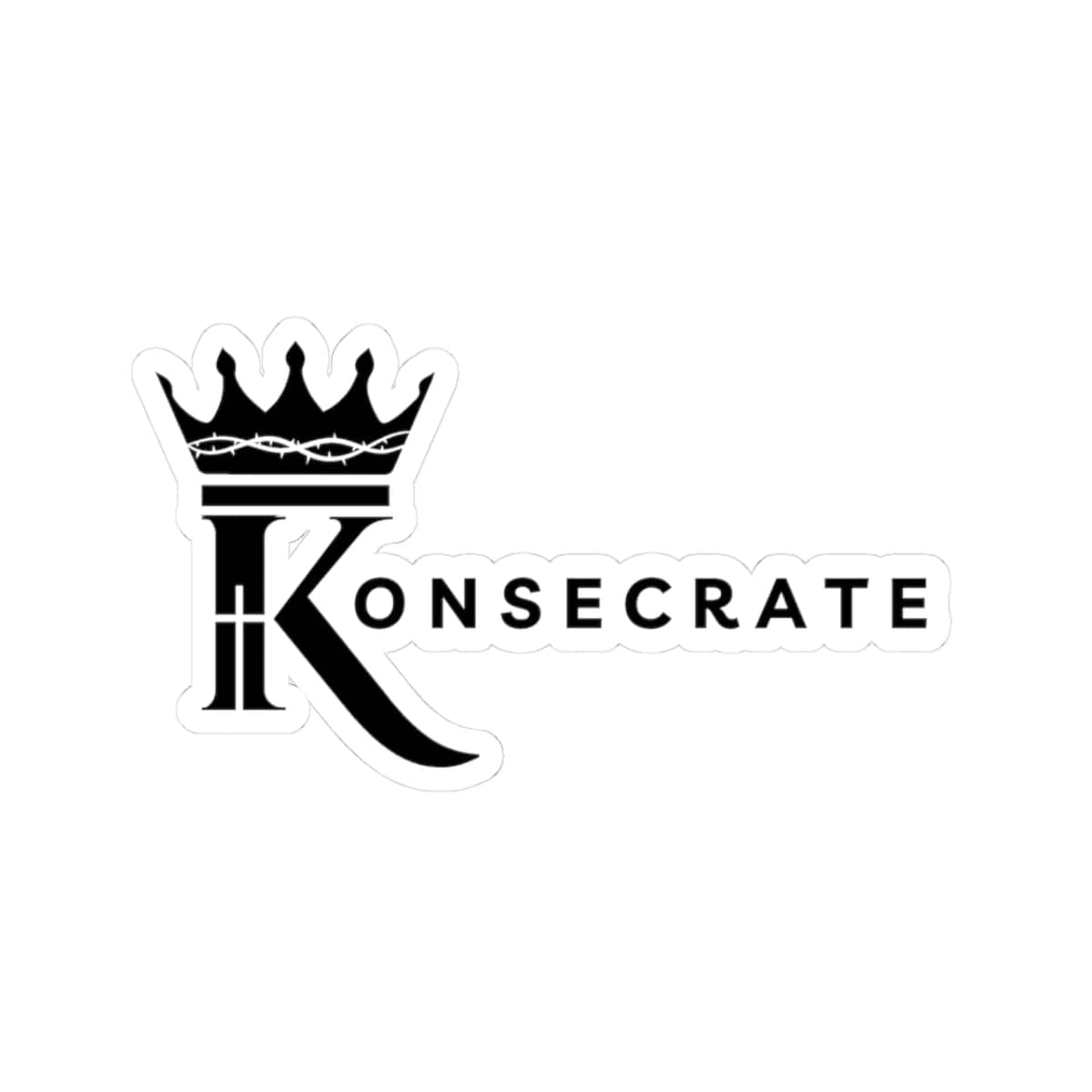 Konsecrate Your Faith Sticker – Bold Faith Collection