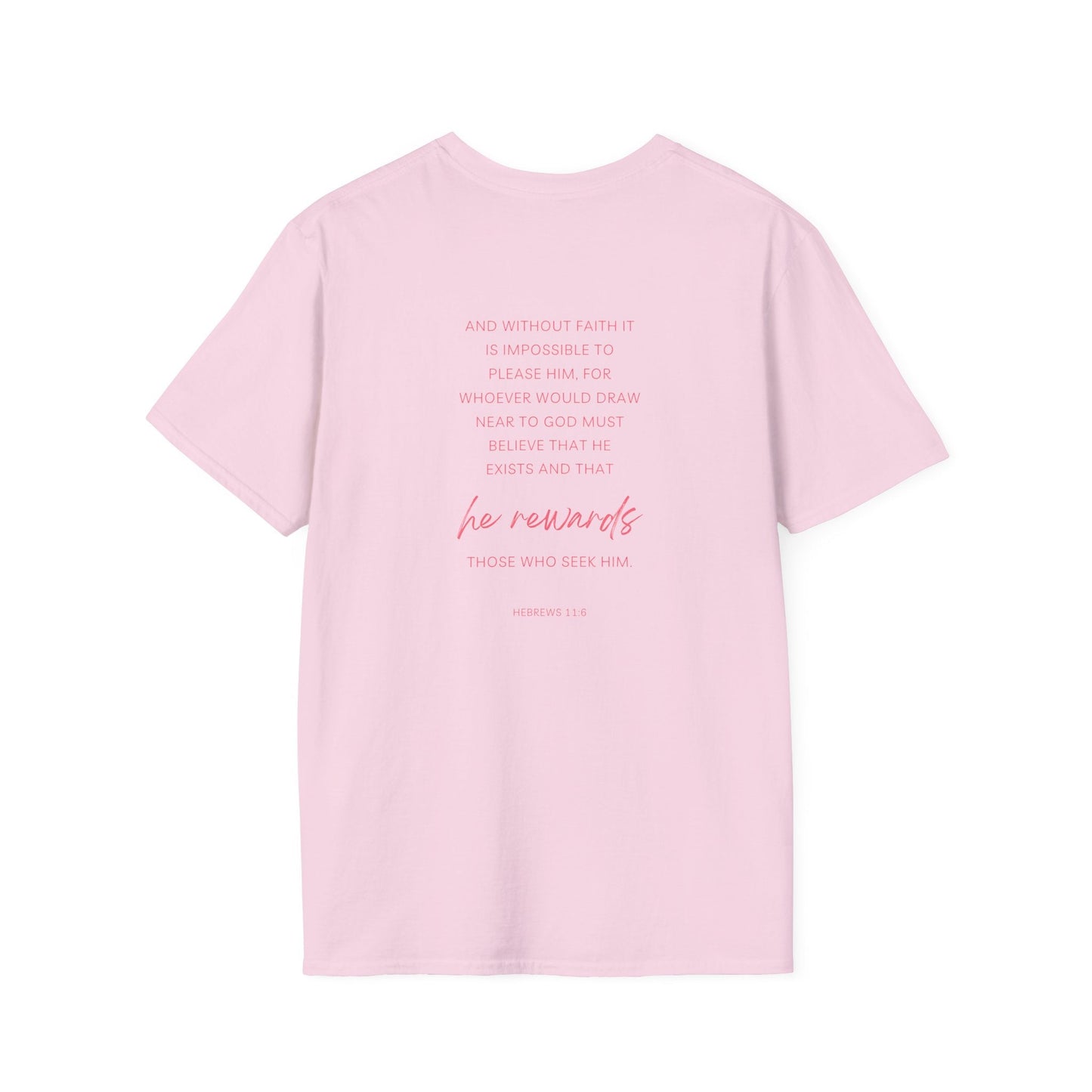 Trust In The Lord Pink T-Shirt