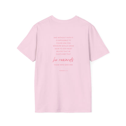 Trust In The Lord Pink T-Shirt
