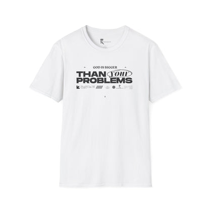 God Is Bigger Black T-Shirt  – Bold Faith Collection