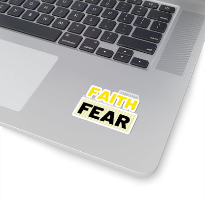 Faith Over Fear Sticker – Bold Faith Collection