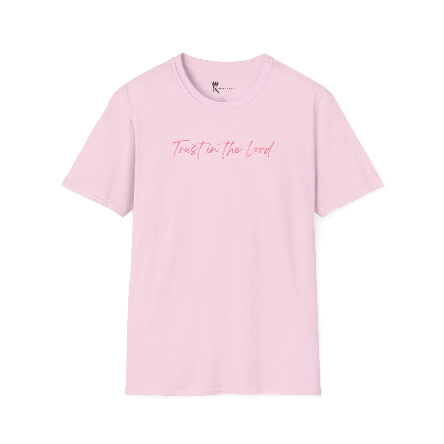 Trust In The Lord Pink T-Shirt
