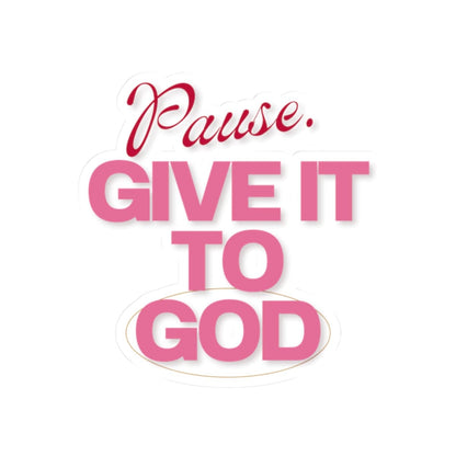 Give It To God Image Sticker – Accessories