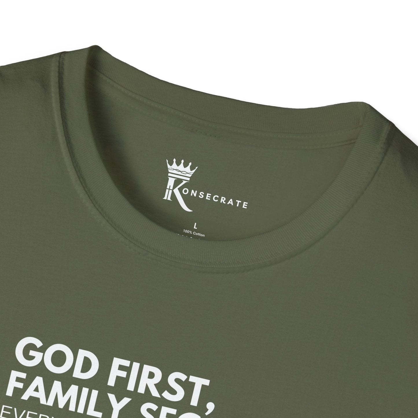 God First, Family Second T-Shirt – Kingdom Family Collection