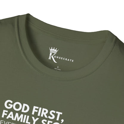 God First, Family Second T-Shirt – Kingdom Family Collection