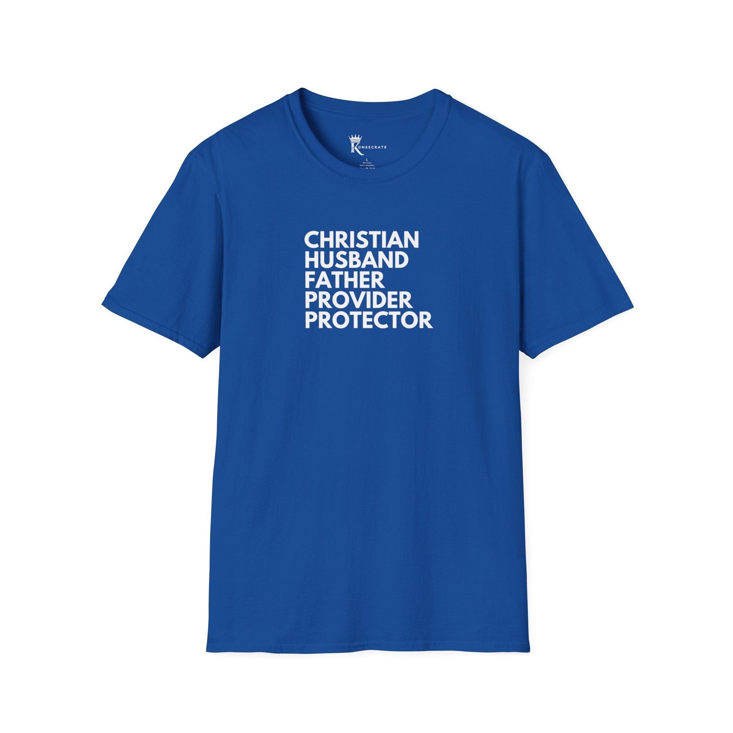 Christian Husband Father T-Shirt – Kingdom Family