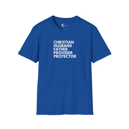 Christian Husband Father T-Shirt – Kingdom Family