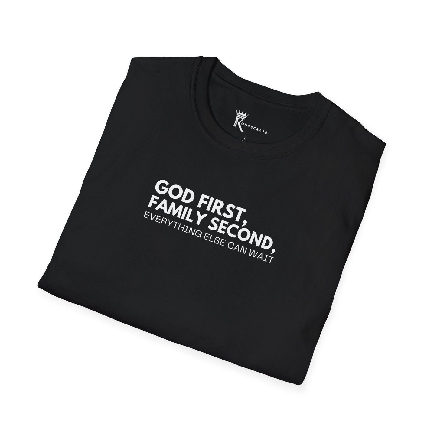 God First, Family Second T-Shirt – Kingdom Family Collection