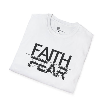 Faith Over Fear Glitch Tee – Bold Faith Collection