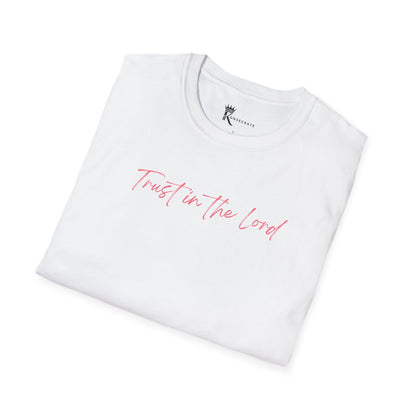 Trust In The Lord Pink T-Shirt