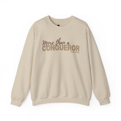 More Than a Conqueror Crewneck Sweatshirt