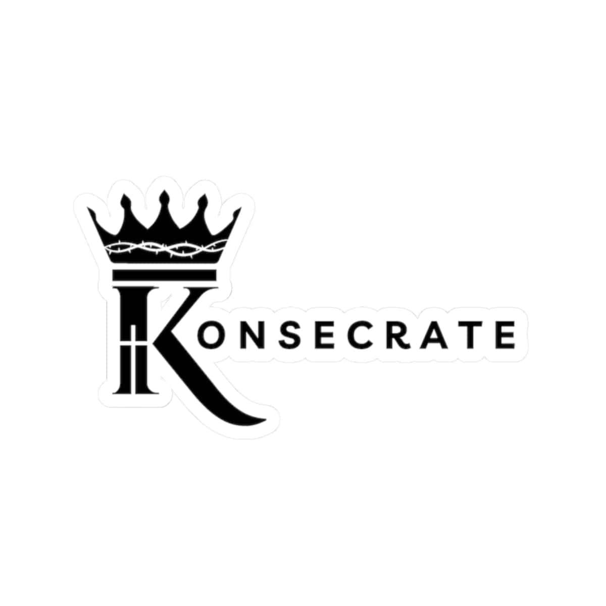 Konsecrate Your Faith Sticker – Bold Faith Collection