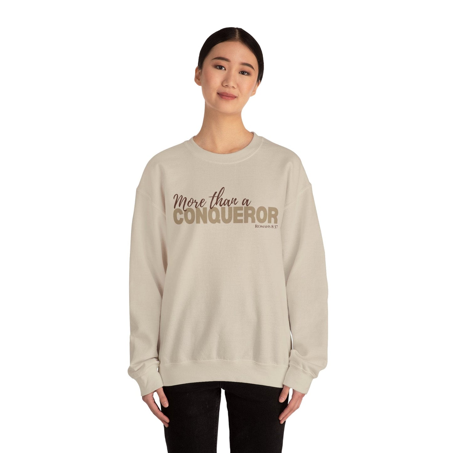 More Than a Conqueror Crewneck Sweatshirt