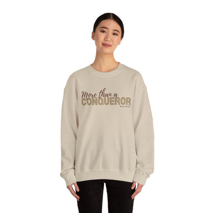 More Than a Conqueror Crewneck Sweatshirt