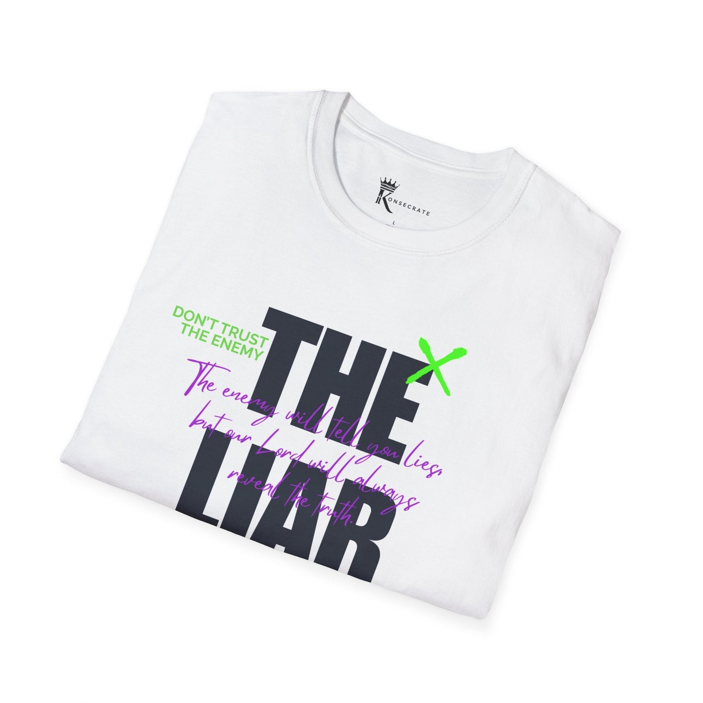 Don'T Trust The Enemy, The Liar T-Shirt Tee – Bold Faith Collection
