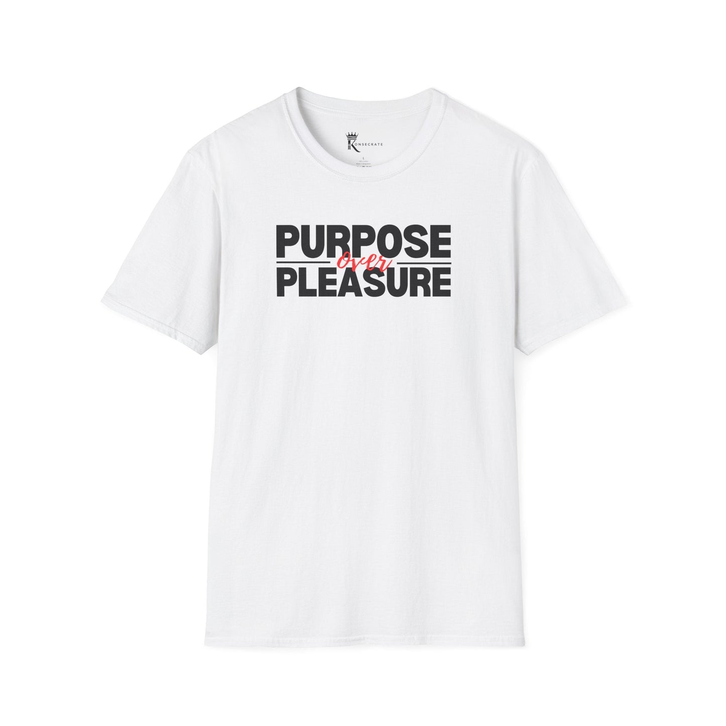 Purpose Over Pleasure Tee – Bold Faith Collection