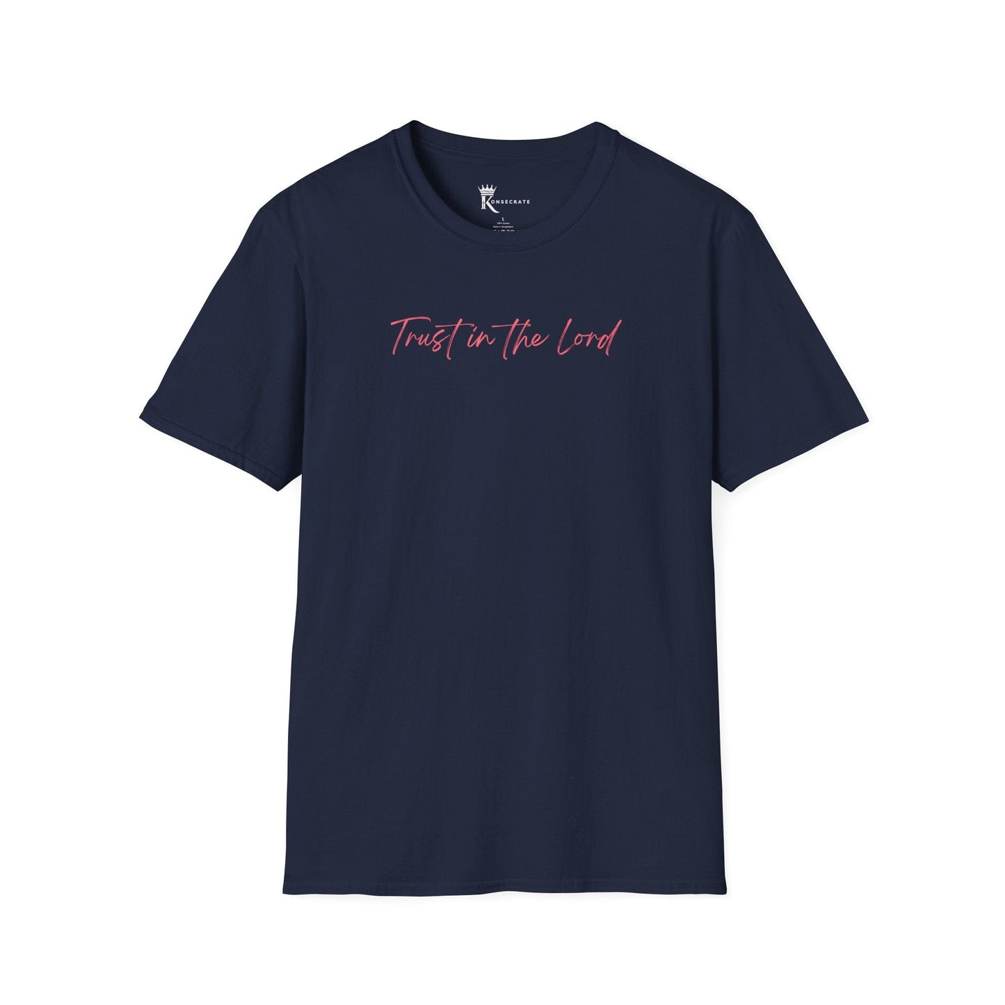 Trust In The Lord Pink T-Shirt
