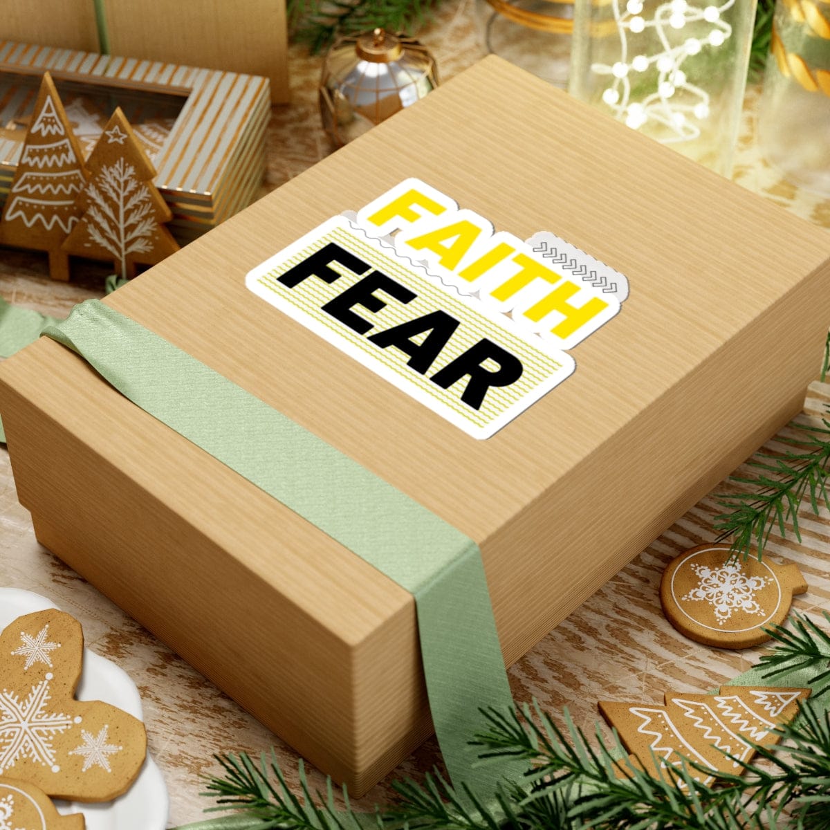 Faith Over Fear Sticker – Bold Faith Collection