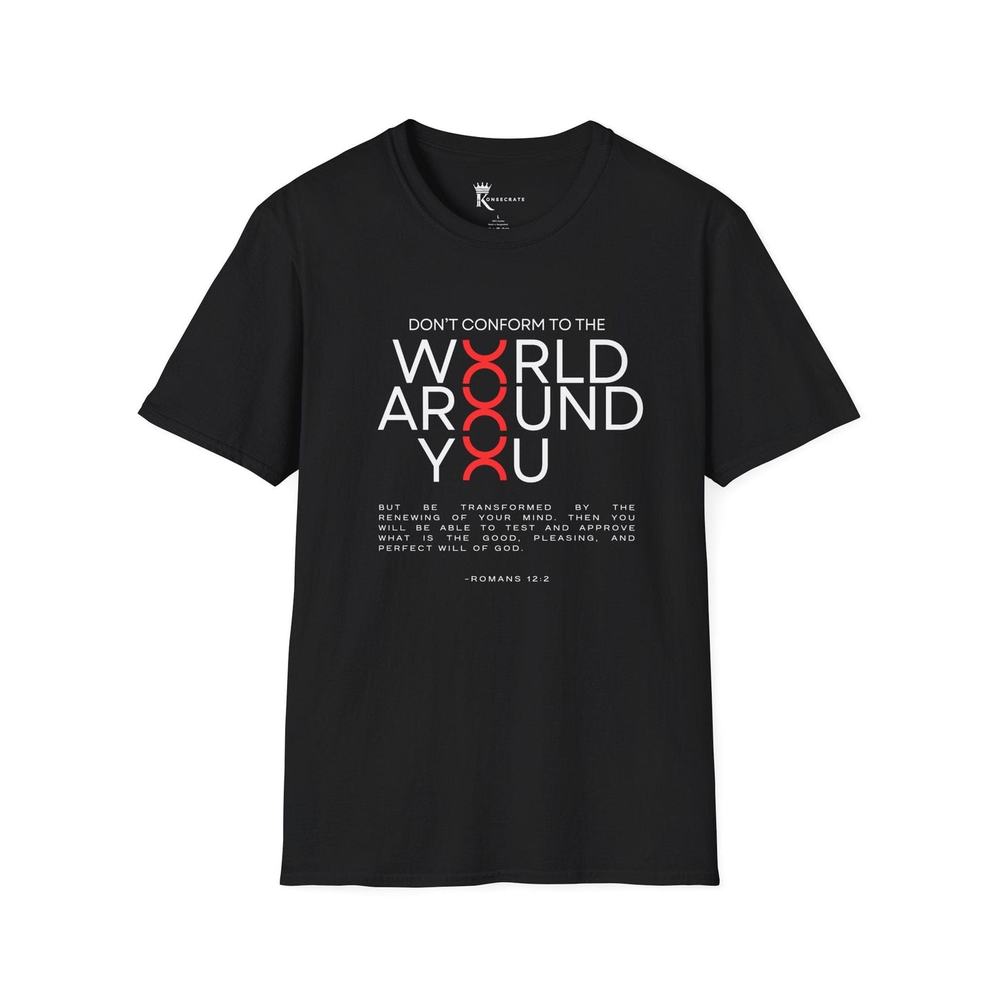 Don'T Conform Red T-Shirt  – Bold Faith Collection